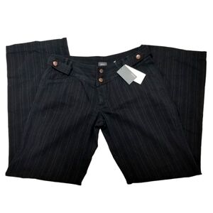 MEXX striped double button new size 8 cotton polyester blend pants